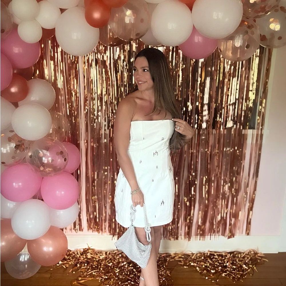 Showpo Strapless Dress - Picture 1 of 5